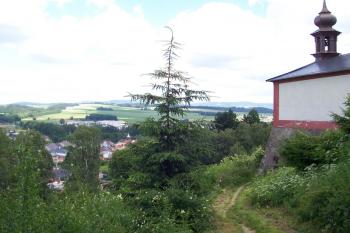 Letohrad - kaple sv. Jana Nepomuckého - Pohled na město (© Ivo Rozehnal, 07/2010)
