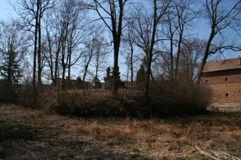 Pohled na tvrziště ( © Petr Nožička 03/2012)
