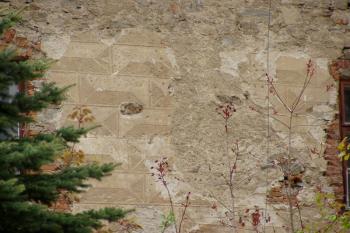 Detail sgrafitové výzdoby zámku (© Lukáš Pechánek, 04/2011)