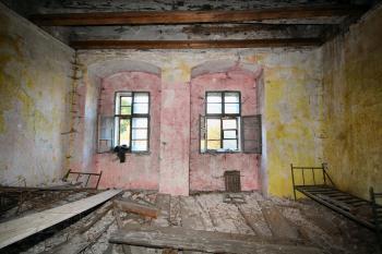 severní místnost v 1. patře východního křídla ( © Pavel Zany Komárek 10. 10. 2010)