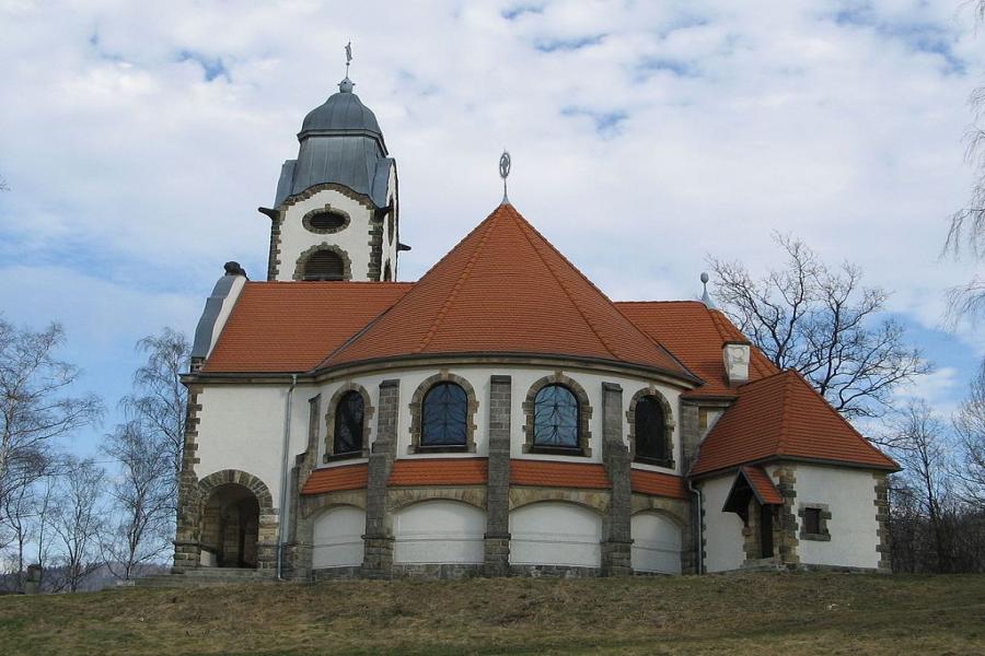 kostel Neposkvrněné Panny Marie Královny andělů U obrázku
