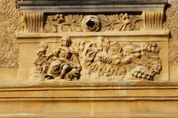 detail štukové výzdoby (© Vojtěch Basl, 12/2011)