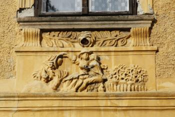 detail štukové výzdoby (© Vojtěch Basl, 12/2011)