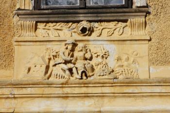 detail štukové výzdoby (© Vojtěch Basl, 12/2011)