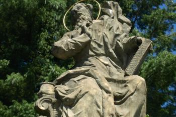 barokní socha sv. Marka z r. 1760 ( © Milan Caha 08/2010)