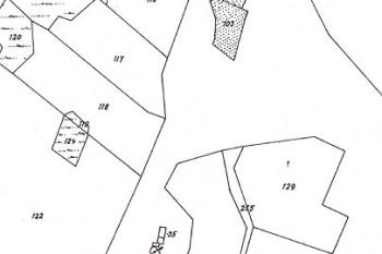katastrální mapa z roku 1839 (© Rodochrozit, 01/2011)