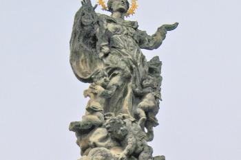 Mariánský sloup v Kyjově ( © Pavel Vítek 09/2010)