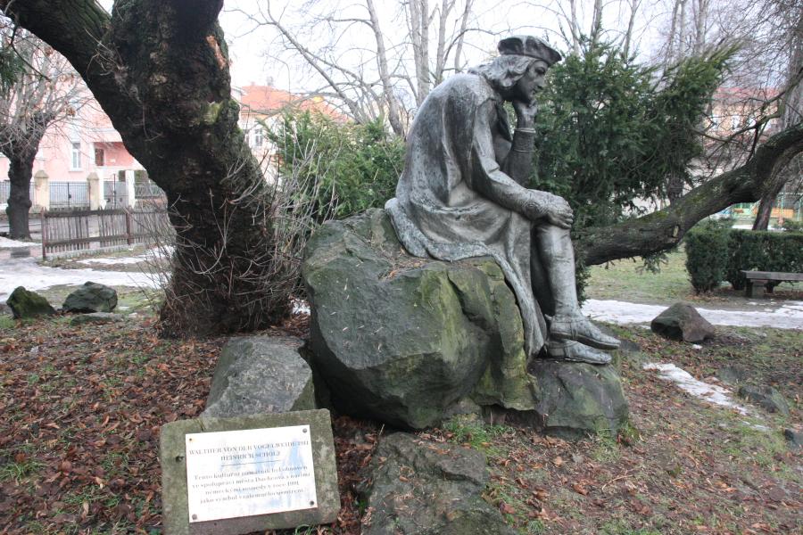 pomník Walthera von der Vogelweide