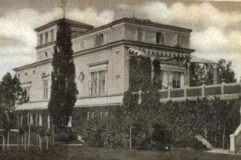 zámeček od jihovýchodu na pohlednici z r. 1899 ( © Aleš Novák: Neratovice a okolí na starých pohlednicích, Baron, Hostivice 2007)