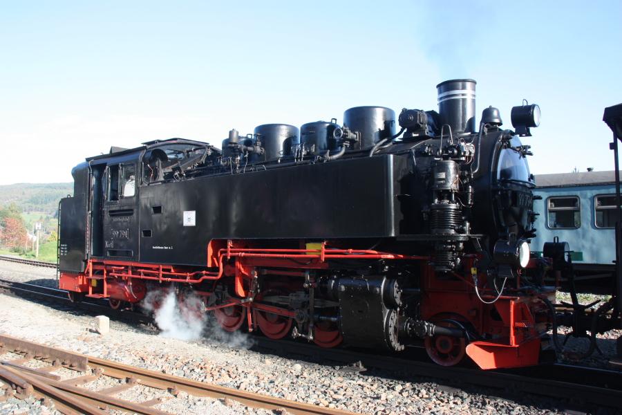 dráha pod Fichtelbergem/Fichtelbergbahn
