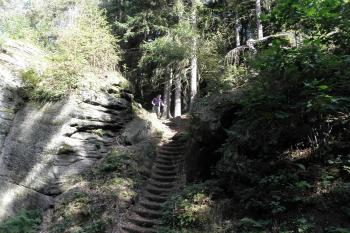 Schody na Pekařovu bránu (© Josef Filio Šretr, 02/2011)