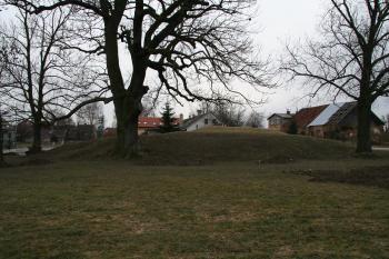 Pohled na tvrziště od západu ( © Petr Nožička 02/2011)
