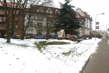 místo, kde stávala synagoga ( © Milan Caha 02/2011)
