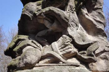 socha sv. Františeka Xaverského detail (© Zbyšek Suchý, 04/2011)