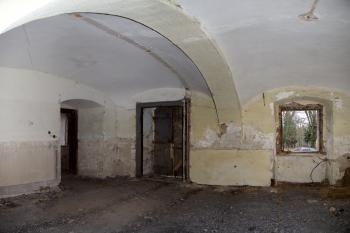 jihovýchodní místnost secesní přístavby ( © Pavel Zany Komárek 6. 12. 2008)