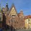 Rynek v polské Vratislavi - náměstí, které má 2 radnice