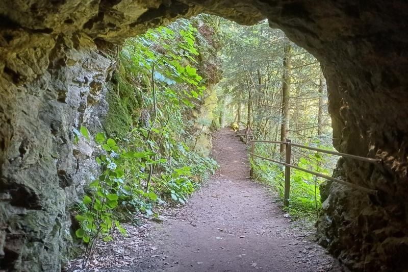 Příběnice - východ z tunelu