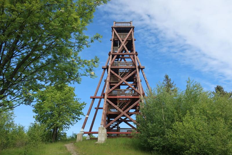 Rozhledna Holčovice-replika Fritschovy stavby