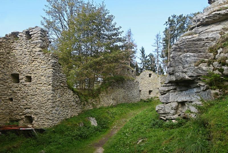 Zřícenina Vítkova hrádku