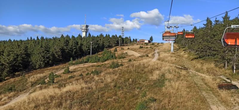 Jáchymovská lanovka na Klínovec
